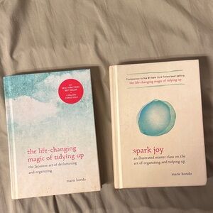 Marie Kondo Book Set - The Life-Changing Magic of Tidying Up & Spark Joy